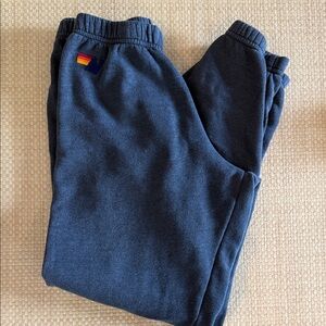 Aviator Nation Dark Grey Bolt Sweat Pants